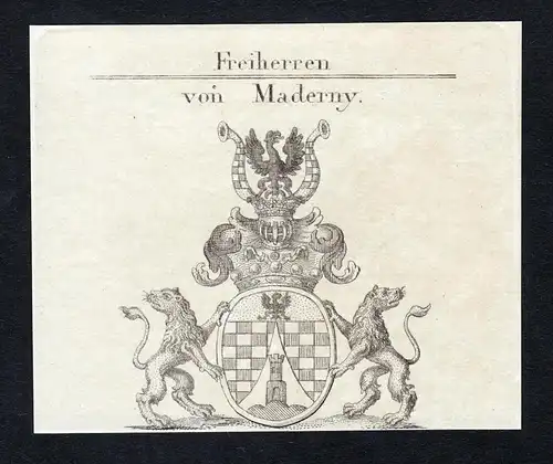 Von Maderny - Maderny Wappen Adel coat of arms heraldry Heraldik
