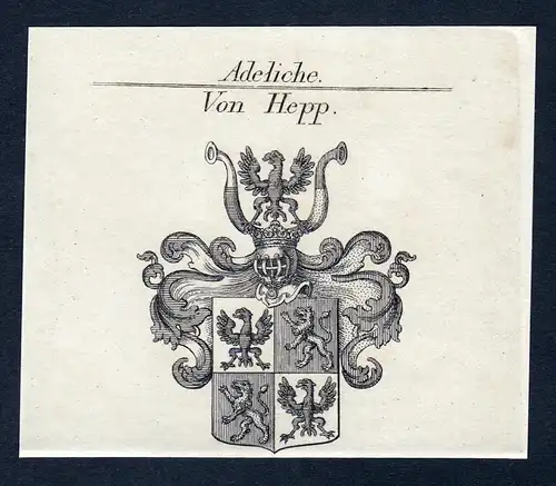 Von Hepp - Hepp Bayern Wappen Adel coat of arms heraldry Heraldik