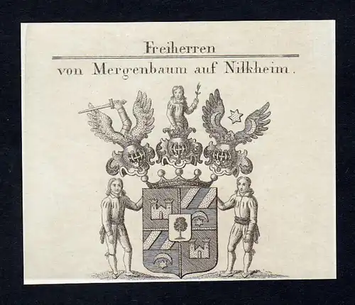 Von Mergenbaum auf Nilkheim - Carl Constantin Victor Mergenbaum Wappen Adel coat of arms heraldry Heraldik