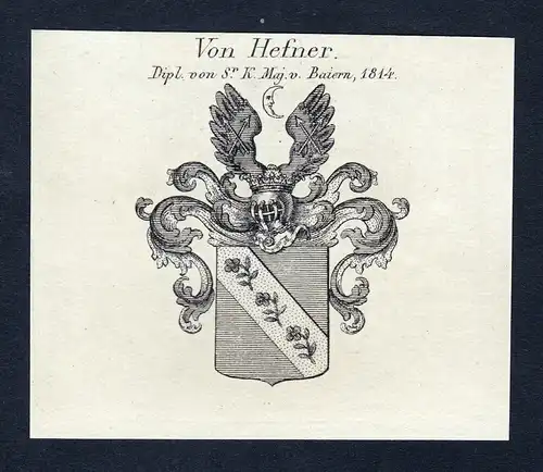 Von Hefner - Hefner Wappen Adel coat of arms heraldry Heraldik