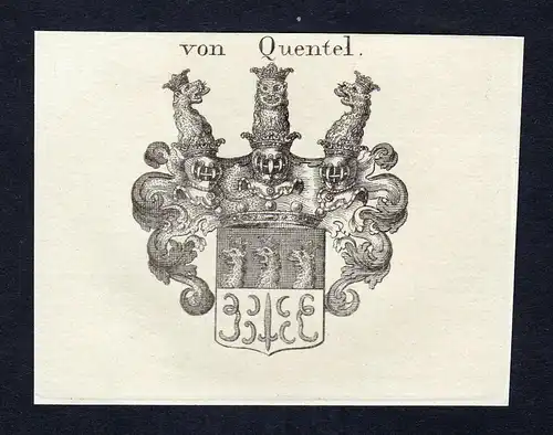 Von Quentel - Quentel Hessisch Lichtenau Wappen Adel coat of arms heraldry Heraldik