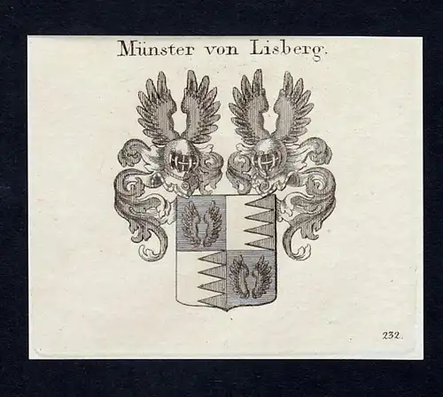 Von Münster - Münster Mönster Monster Wappen Adel coat of arms heraldry Heraldik