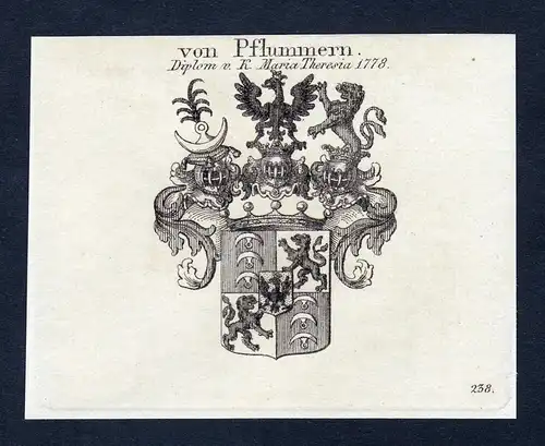 Von Pflummern - Karl Pflummern Wappen Adel coat of arms heraldry Heraldik