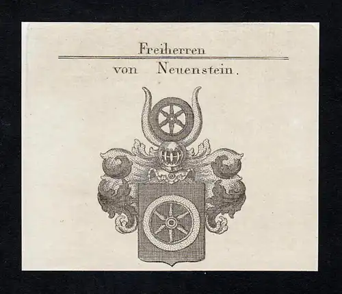 Von Neuenstein- Neuenstein Wappen Adel coat of arms heraldry Heraldik