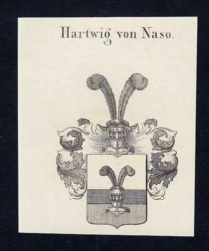 Hartwig von Naso - Hartwig Naso Sachsen Thüringen Wappen Adel coat of arms heraldry Heraldik