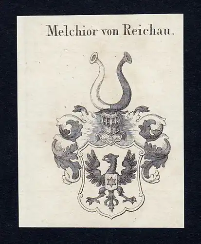 Melchior von Reichau - Karl Melchior Reichau Wappen Adel coat of arms heraldry Heraldik