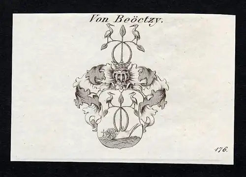 Von Beöctzy -  Beöctzy Beöczy Wappen Adel coat of arms heraldry Heraldik