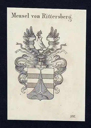Meusel von Rittersberg - Meussel Meusel Rittersberg Wappen Adel coat of arms heraldry Heraldik