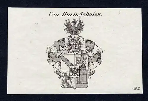 Von Düringshofen - Düringshofen Diringshofen Wappen Adel coat of arms heraldry Heraldik