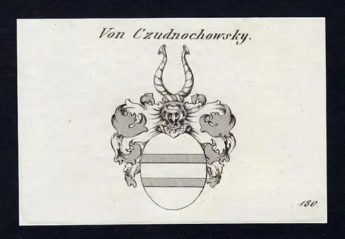 Von Czudnochowsky- Czudnochowsky Wappen Adel coat of arms heraldry Heraldik
