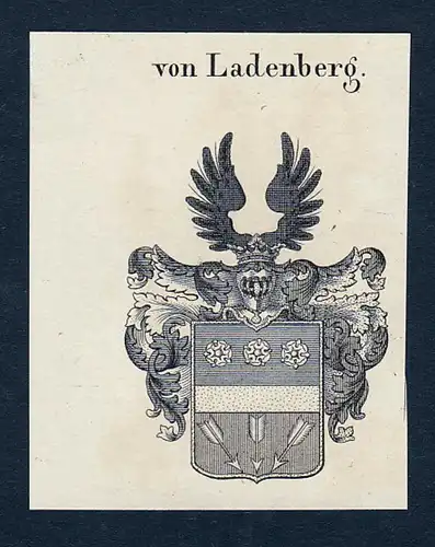Von Ladenberg - Ladenberg Politiker Preußen Wappen Adel coat of arms heraldry Heraldik