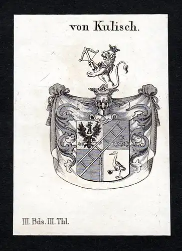 Von Kulisch - Kulisch Wappen Adel coat of arms heraldry Heraldik