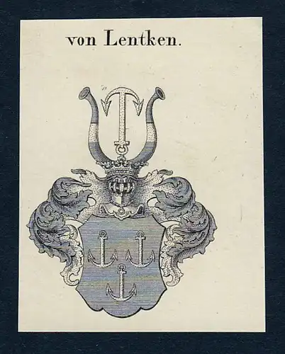 Von Lentken - Lentken Preußen Wappen Adel coat of arms heraldry Heraldik