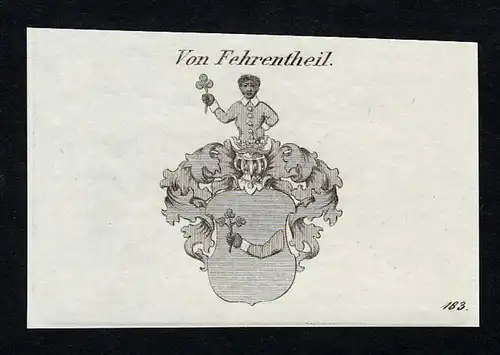 Von Fehrentheil - Fehrentheil Fragstein-Niemsdorff Wappen Adel coat of arms heraldry Heraldik