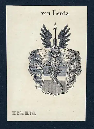 Von Lentz - Lentz Laurentius Wappen Adel coat of arms heraldry Heraldik
