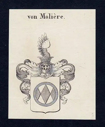Von Moliere - Moliere Frankreich France Wappen Adel coat of arms heraldry Heraldik