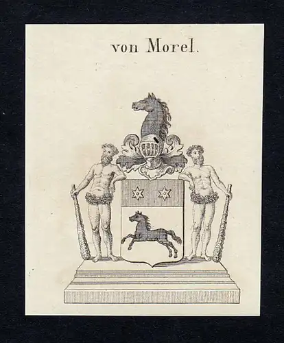 Von Morel - Morel Frankreich Wappen Adel coat of arms heraldry Heraldik