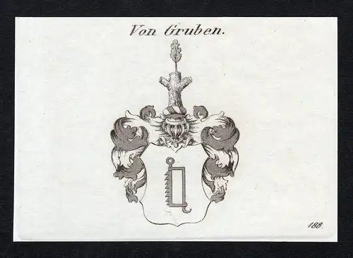Von Gruben - Gruben Kehdingen Bremen Wappen Adel coat of arms heraldry Heraldik