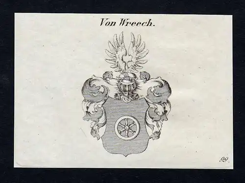 Von Wreech - Wreech Neumark Wappen Adel coat of arms heraldry Heraldik