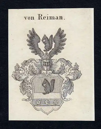 Von Reiman - Reiman Reimann Wappen Adel coat of arms heraldry Heraldik