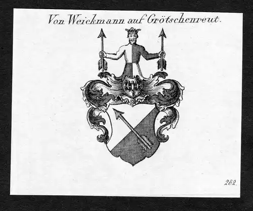 Von Weickmann auf Grötschenreuth - Weickmann auf Grötschenreuth Groetschenreuth Wappen Adel coat of arms Kup