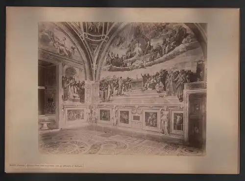 Roma - Palazzo Vaticano. Sala della Segnatura, con gli affreschi di Raffaello.