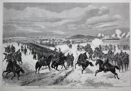 Die Kämpfe des Weder'schen Corps bei Montbeliard: Die badischen Truppen im Gefecht bei Montbeliard am 15. Jan