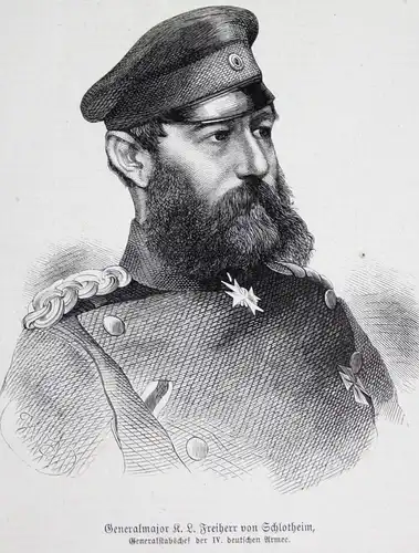 Generalmajor K. L. Freiherr von Schlotheim.