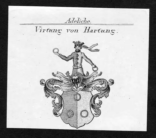 Virtung von Hartung - Virtung von Hartung Wappen Adel coat of arms Kupferstich  heraldry Heraldik