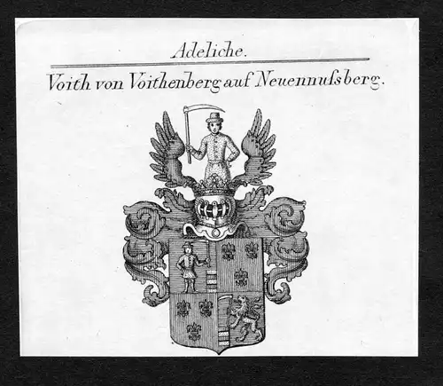 Voith von Voithenberg auf Neuennussberg - Voith von Voithenberg Neunußberg Neunussberg Wappen Adel coat of ar
