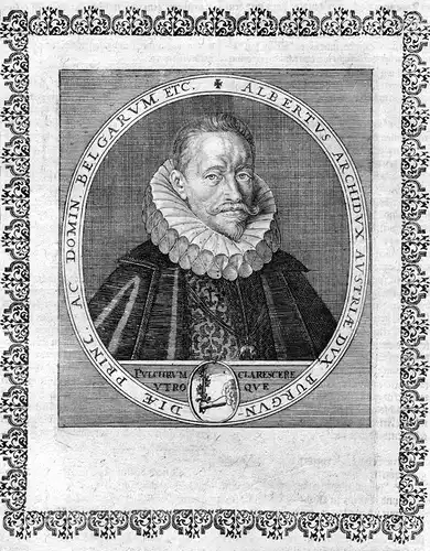 Albertus - Albrecht VII. von Habsburg Österreich Portrait Kupferstich