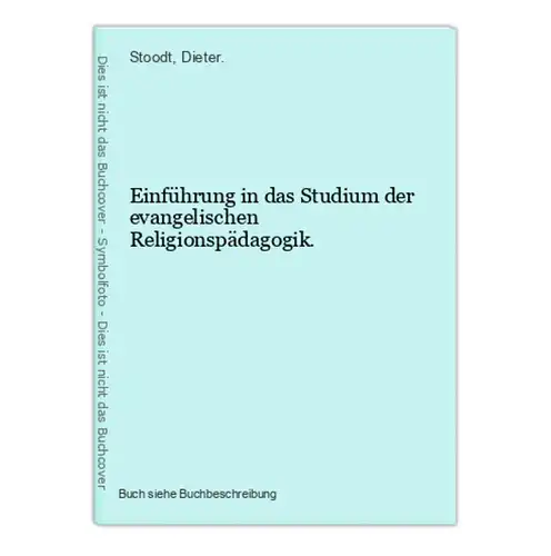 Einführung in das Studium der evangelischen Religionspädagogik.