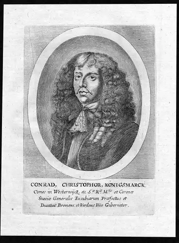 Conrad Christophor Königsmarck - Conrad Christoph von Königsmarck (1634-1673) Portrait