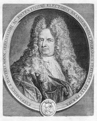 Eberhardus a Dantkelmann - Eberhard von Danckelmann (1643-1722) Hauslehrer des ersten preußischen Königs, Mi