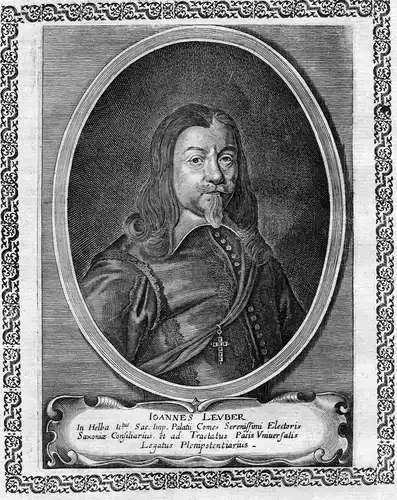 Iohannes Leuber - Johann Leuber (1588-1652) Gesandter beim Westfälischen Frieden Helba Ichtershausen Portrait