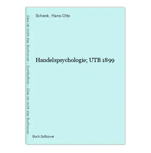 Handelspsychologie; UTB 1899