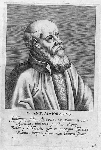 M. Ant Maioragius - Marcantonius Majoragio (1514-1555) Portrait