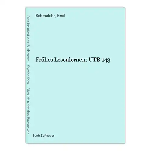 Frühes Lesenlernen; UTB 143