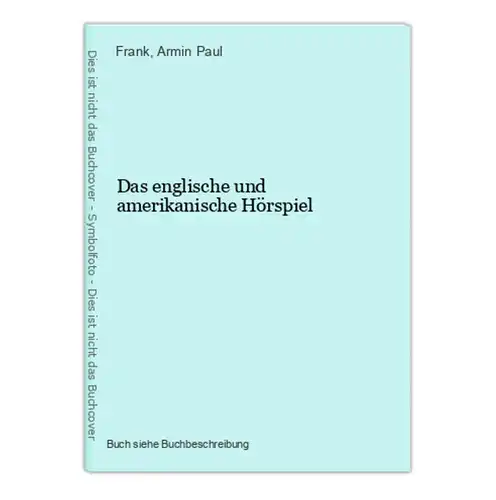 Das englische und amerikanische Hörspiel