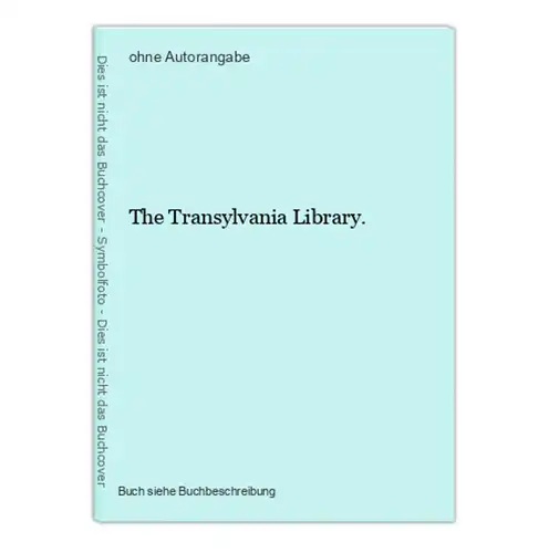 The Transylvania Library.
