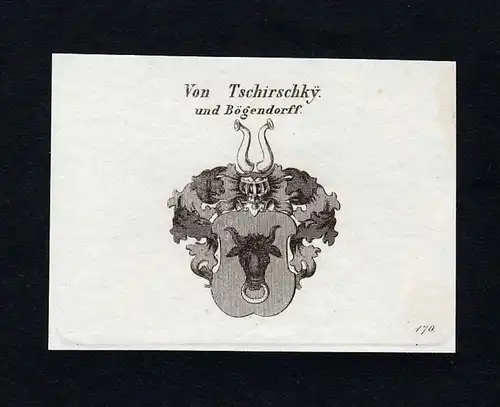 Von Tschirschky und Bögendorff - Tschirschky Tschierschky Bögendorff Boegendorff Wappen Adel coat of arms Ku