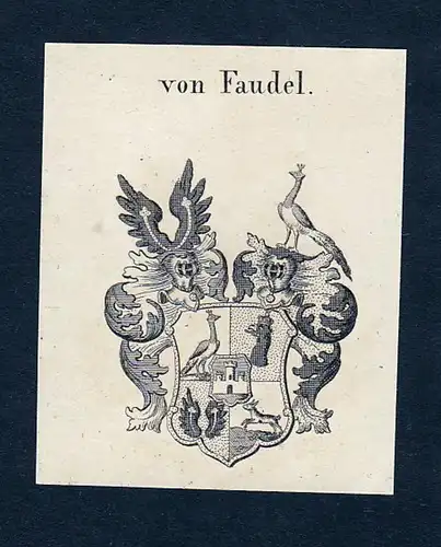 Von Faudel - Faudel Vorhoff Favrat Wappen Adel coat of arms heraldry Heraldik