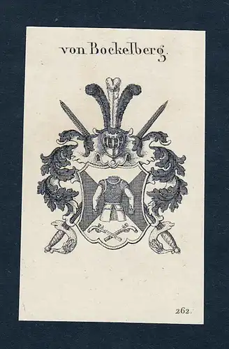 Von Bockelberg - Bockelberg Harnisch Wappen Adel coat of arms heraldry Heraldik