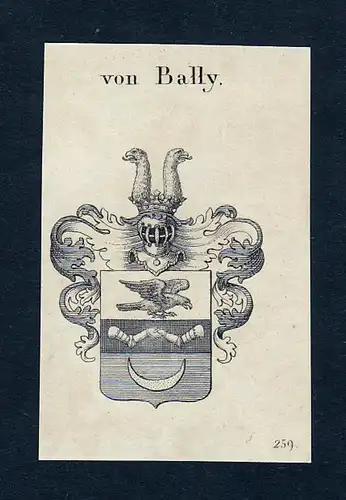 Von Bally - Le Bally Bandel Wappen Adel coat of arms heraldry Heraldik