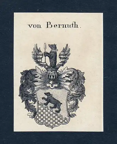 Von Bernuth - Berneaux Bernuth Beschefer Coudelance Wappen Adel coat of arms heraldry Heraldik