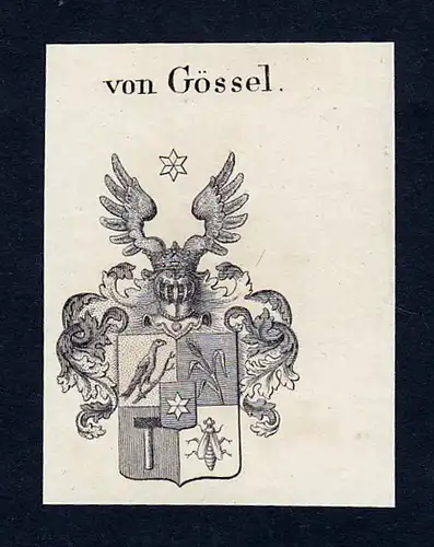 Von Gössel - Gössel Goessel Heidrun Wappen Adel coat of arms heraldry Heraldik