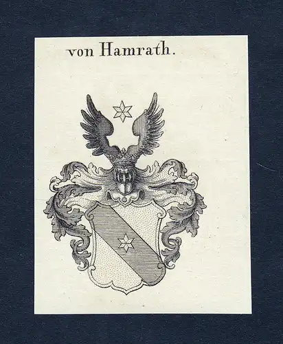 Von Hamrath - Hinzmann Hallmann Hamrath Wappen Adel coat of arms heraldry Heraldik