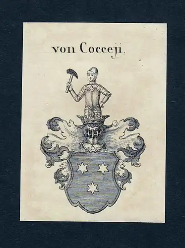 Von Cocceji - Cocceji Colomb Coens Wappen Adel coat of arms heraldry Heraldik