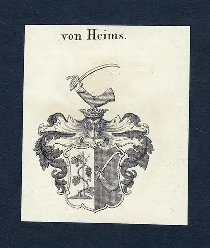 Von Heims - Heinen Heilsberg Heims Wappen Adel coat of arms heraldry Heraldik