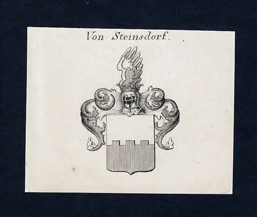 Von Steinsdorf - Steinsdorf Steinsdorff Wappen Adel coat of arms heraldry Heraldik